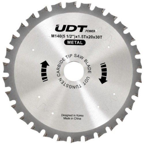 UDT  5.5인치 금속용 팁쏘 (1장)
