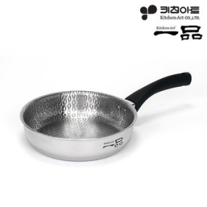 키친아트 프리미엄 통오중 스텐프라이팬 (20cm)_이미지