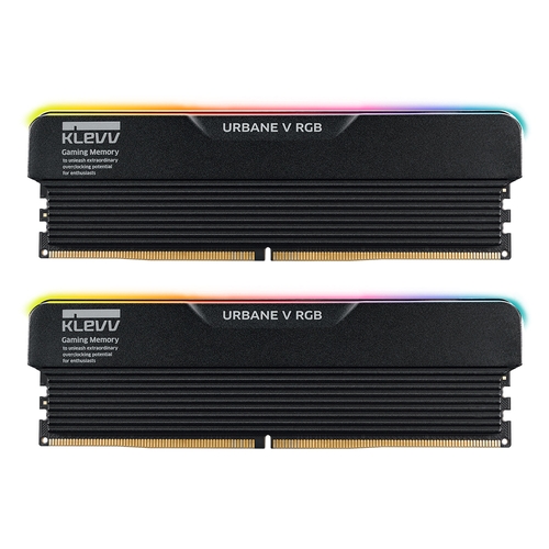 ESSENCORE KLEVV DDR5-6000 CL28 URBANE V RGB 블랙 패키지 서린이미지입니다. 누르면 해당 게시물로 새창이동합니다.