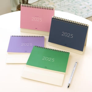 핑크풋 2025 봉주르 탁상캘린더