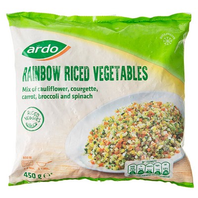 아르도 비건 냉동야채 레인보우 라이스드 베지터블[450g,1개]