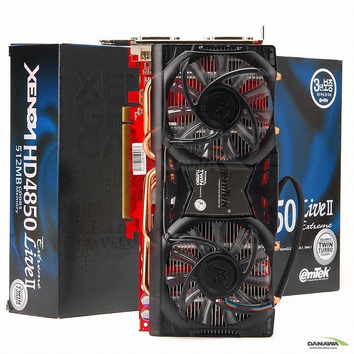 이엠텍 XENON 라데온 HD 4850 Live II Extreme 512MB TwinTurbo