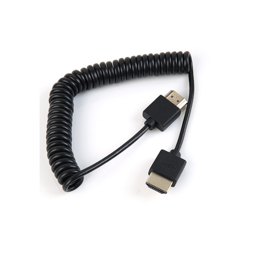 라이트컴 COMS HDMI v2.0 초슬림 스프링 케이블 (IF704, 0.5m)_이미지