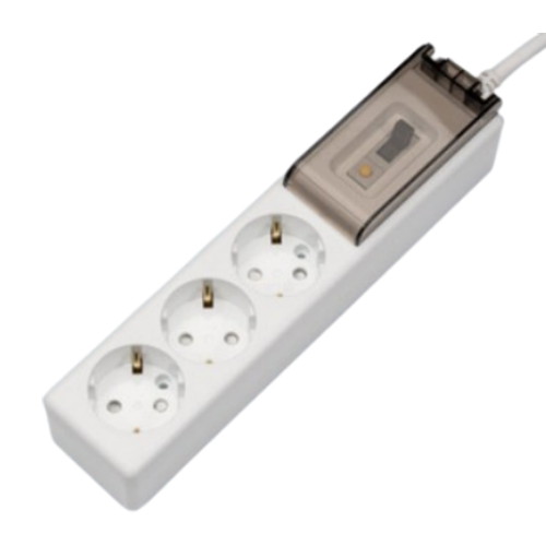 온플러그 3구 16A 누전차단 고용량 멀티탭 (0.3m)_이미지
