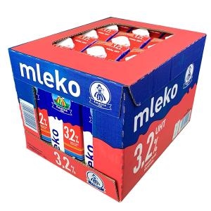 LOWICZ 로위키 멸균우유 3.2% 1L (12개)_이미지