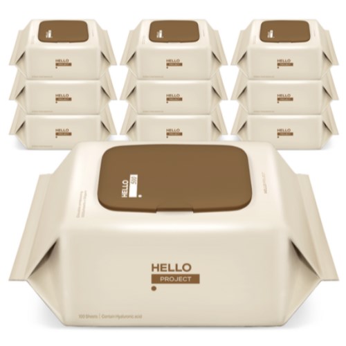 베베숲 헬로 500 물티슈 캡형 100매