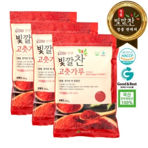 영양고추유통공사 2025 빛깔찬 국내산 영양 고춧가루 500g (3개)_이미지