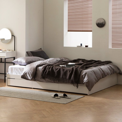 파로마 클레이 멀티수납 침대 Q (20T라텍폼스독립)