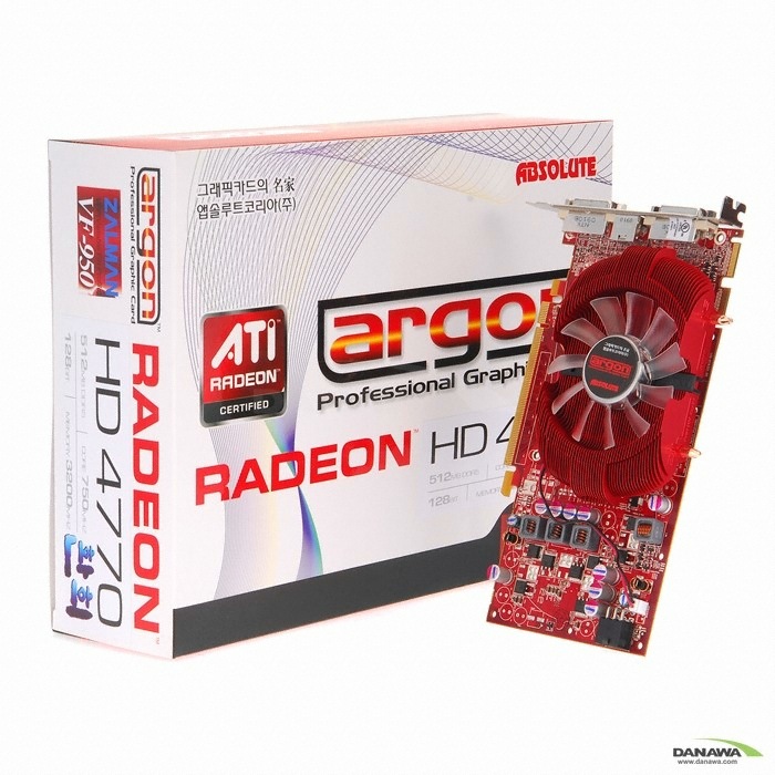 ���� �󵥿� HD 4770 argon ȯ�� D5 512MB VF950