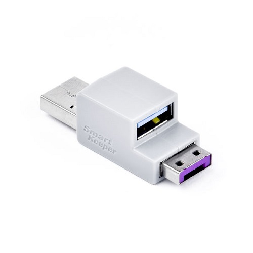컴엑스아이 스마트키퍼 LK03 USB 케이블락 (퍼플)