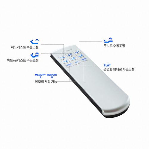 채우리 푹쉼 허밍 헤드B 모션베드 SS (메모리폼)_이미지
