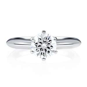 하나다이아몬드 1캐럿 천연다이아몬드 14k 18k PT950 웨딩 예물 결혼 반지 아샤 HNDR1C257_이미지