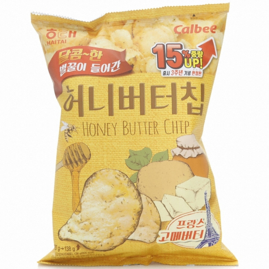 해태제과 허니버터칩 138g (1개)