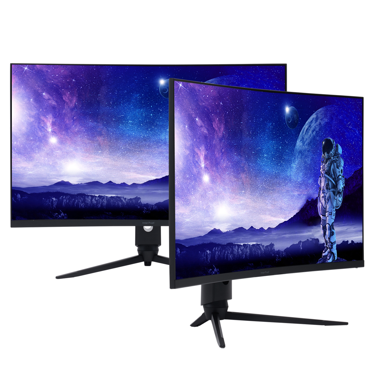 쓰리윈즈 인터픽셀 IP3245 게이밍 커브드 165 멀티스탠드_이미지
