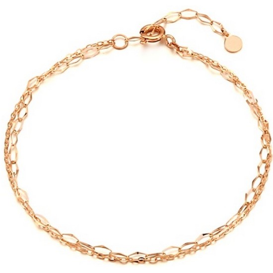 이랜드 로이드 14K 포레이디 데일리 볼륨체인 Gold 팔찌 LWB19025G_이미지