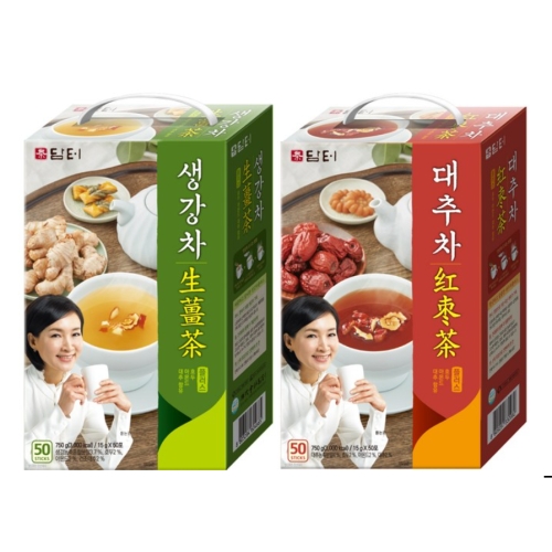 대추차 50T + 생강차 50T 1세트 생강차 50T+ 대추차50T