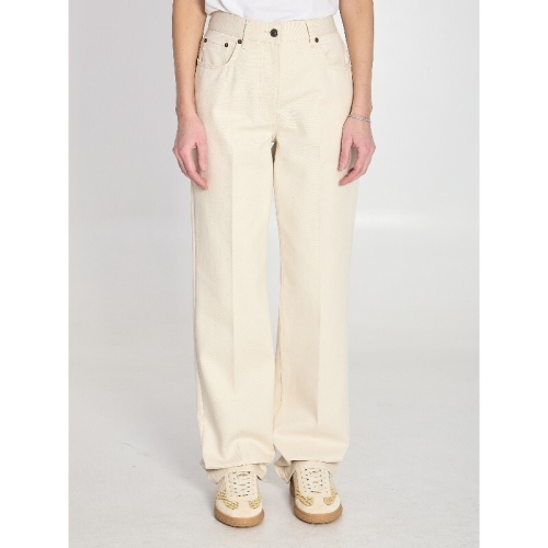 발렌티노 플리츠 이펙트 로우웨이스트 진 8B3DD22X9Y5 A03