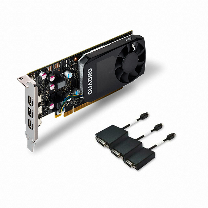 NVIDIA 쿼드로 P400 MDP to DVI D5 2GB ABKO