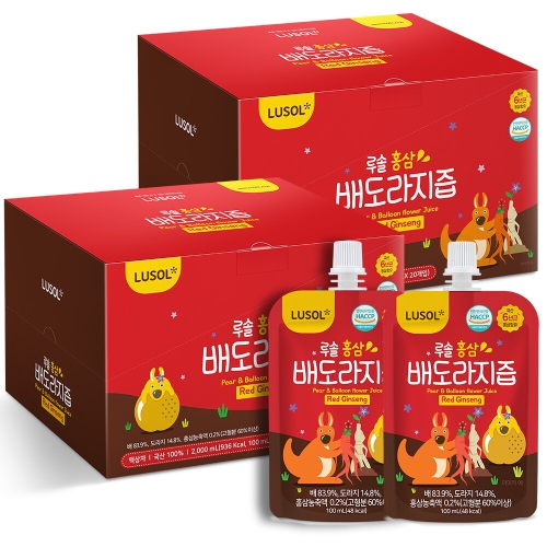 루솔 홍삼 배도라지즙 100ml