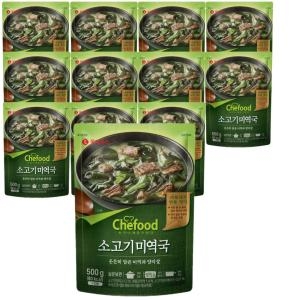 롯데  쉐푸드 소고기미역국500g 12입