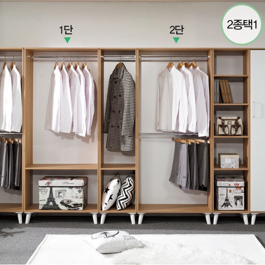 퍼스웰 드레스룸 행거 오픈 옷장 800_이미지