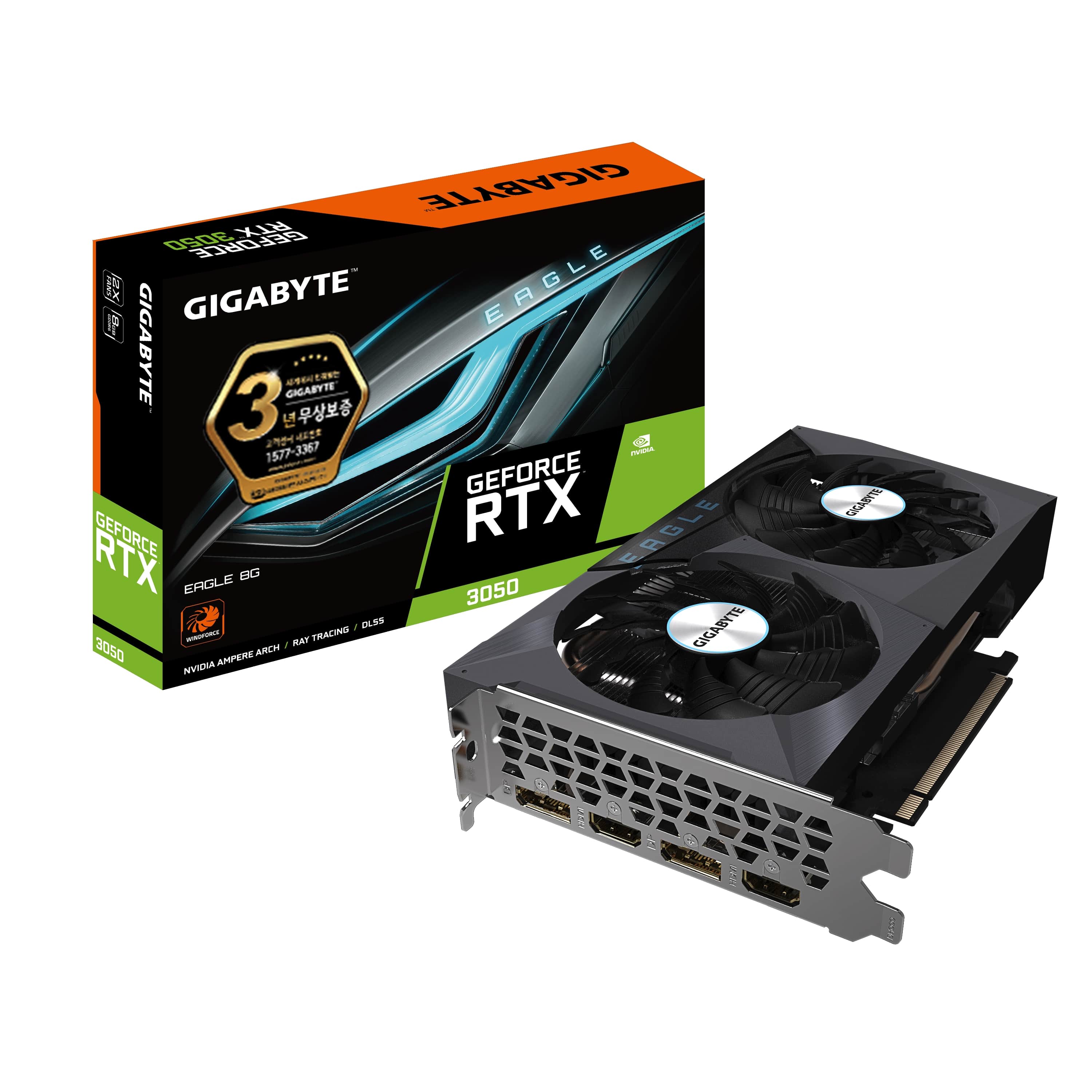 GIGABYTE 지포스 RTX 3050 EAGLE D6 8GB 제이씨현