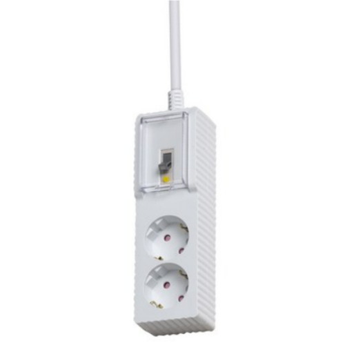 천하지엘씨 파워존 웨이브 띄운탭 2구 16A 누전차단 자동소화 고용량 멀티탭 (7m)