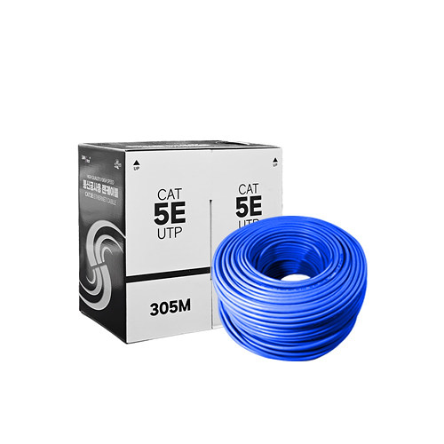 라인업시스템 LANSTAR LS-C5U305 CAT.5e UTP 랜케이블 박스 (305m, LS-C5U305BL)_이미지