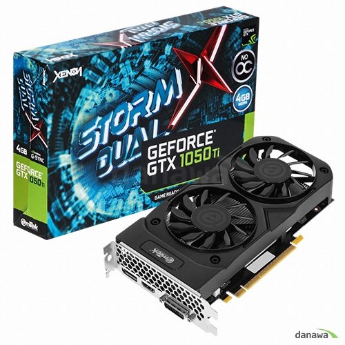 이엠텍 XENON 지포스 GTX1050 Ti STORM X Dual D5 4GB_이미지