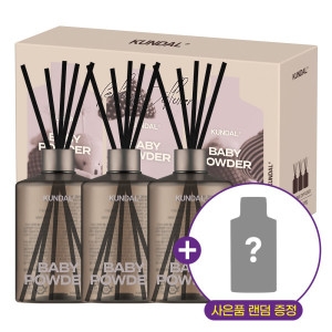 쿤달 시그니처 퍼퓸 디퓨저 500ml 3구 베이비파우더_이미지