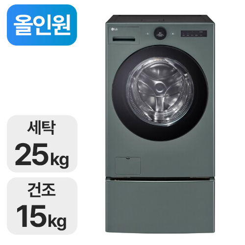LG전자 트롬 오브제컬렉션 워시콤보 FH25GS (+키높이 수납함,FH25GSF)