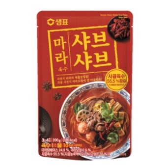 샘표식품 <b>마라</b> 샤브샤브 육수 200g