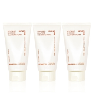 아모레퍼시픽 이니스프리 NEW 화산송이 모공 BHA 클렌징 폼 250g (3개)