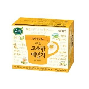 샘표식품 순작 유기농 고소한 메밀차 40티백이미지입니다. 누르면 해당 게시물로 새창이동합니다.