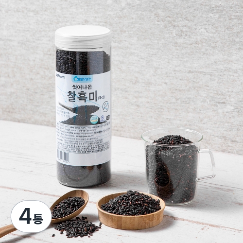 대구농산 씻어나온 찰흑미 800g (4개)_이미지