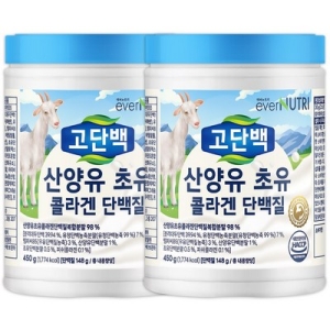 에버뉴트리 고단백 산양유 초유 콜라겐 단백질 450g (2개)_이미지
