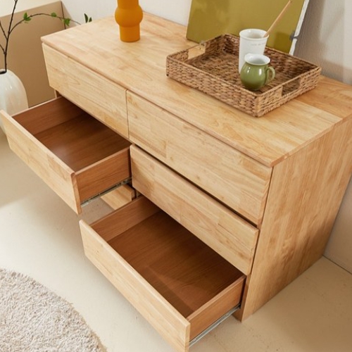 파로마 레토 원목 6단 와이드 서랍장 1200_이미지