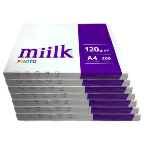 한국제지 밀크 포토 복사용지 A4 120g (1,400매)_이미지