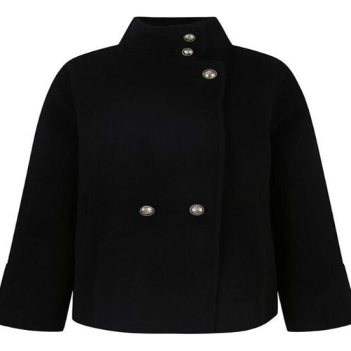 신원 씨(SI) 울블렌디드 백 플랩 하이넥 자켓 SJJRY2157