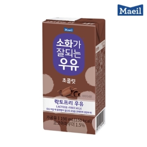 매일유업 소화가 잘되는 우유 초콜릿 190ml (72개)