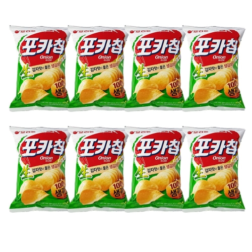 오리온 포카칩 양파맛 66g (8개)