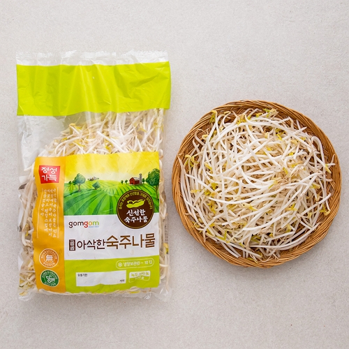 곰곰 아삭한 숙주나물 500g (2개)_이미지