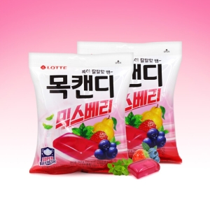 롯데제과 목캔디 믹스베리 217g 2개_이미지