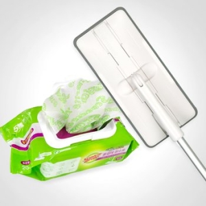 올터치더블액션막대걸레+물걸레청소포20매 표준형