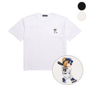 MINI BASEBALL BAER 오버핏 반팔 티셔츠 VNDTS217 2칼라_이미지