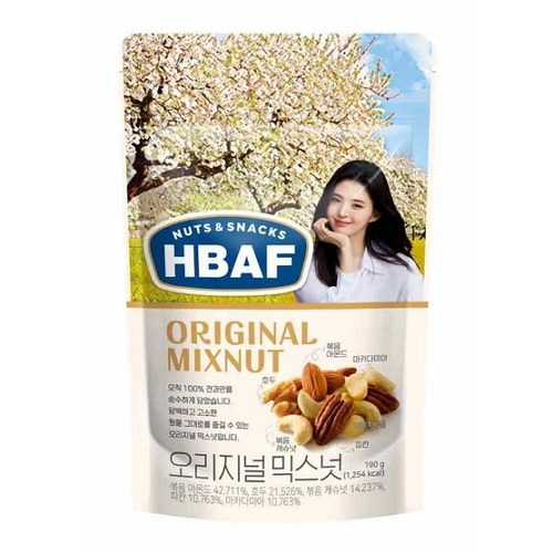 HBAF 오리지널 믹스넛 190g (4개)_이미지