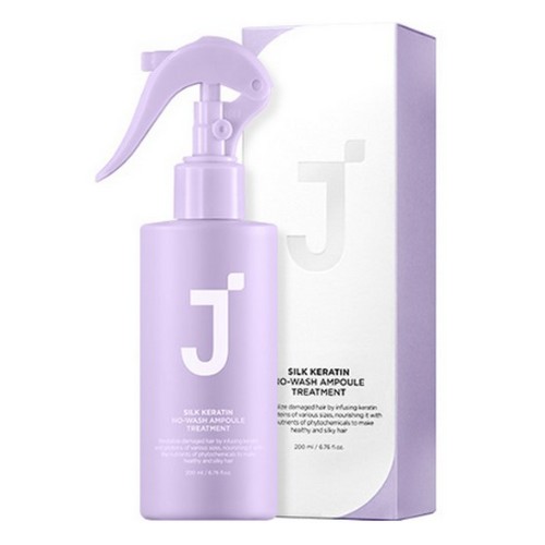 제이숲 실크 케라틴 단백질 노워시 앰플 트리트먼트 200ml (1개)