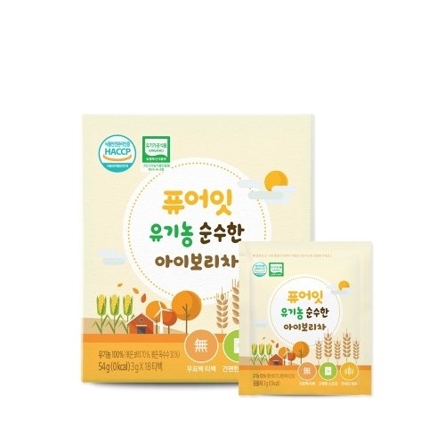 내이브로 퓨어잇 유기농 순수한 아이보리차 18T이미지입니다. 누르면 해당 게시물로 새창이동합니다.