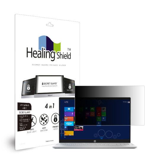 HP 파빌리온 15-cs2085TX 항균 보안필름 블루라이트차단 양면 정보보안기