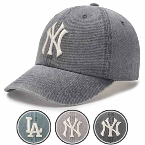 MLB 남여공용 W핏 피그먼트 언스트럭쳐 볼캡 3ACPVV55N_이미지